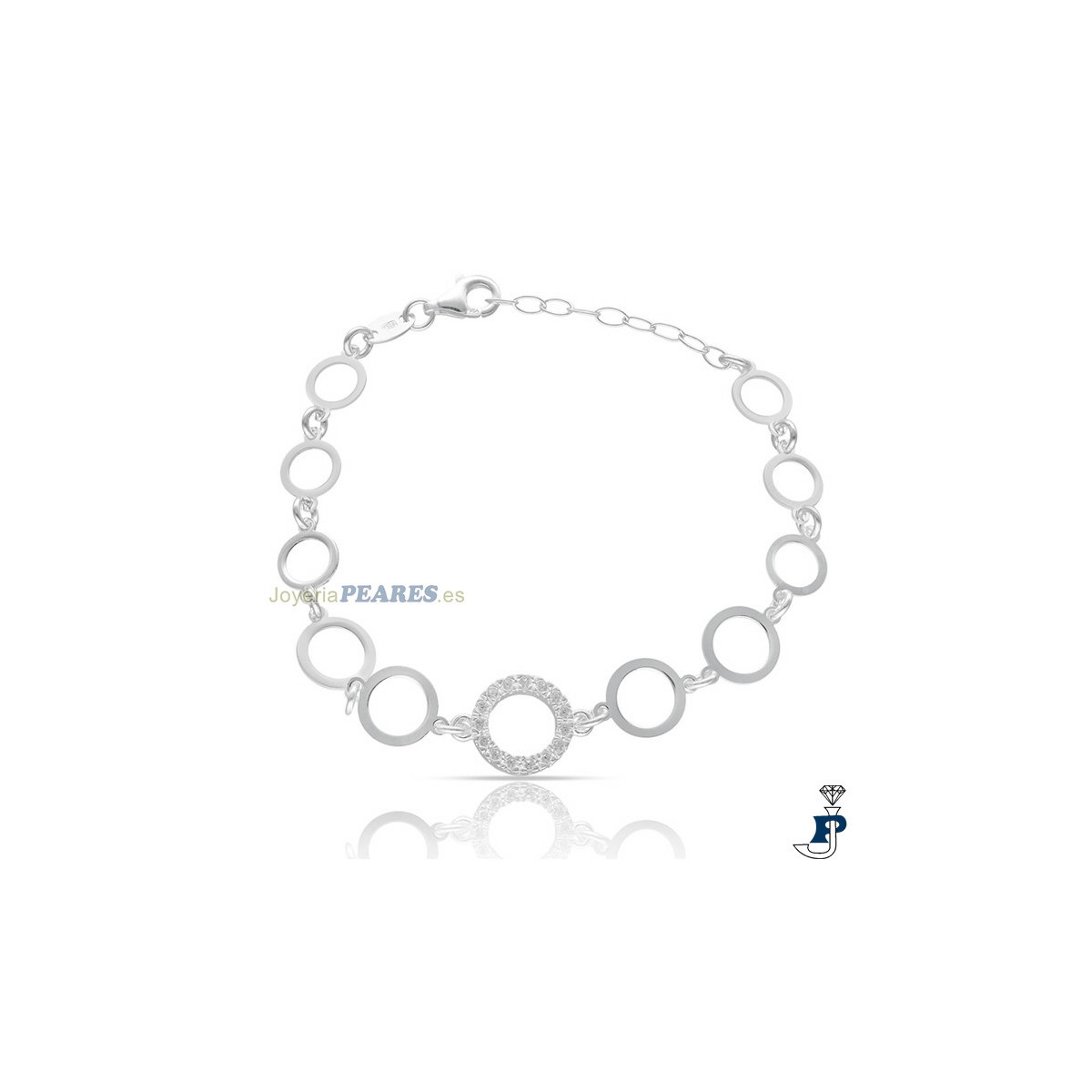 Pulsera en Plata de 1ª (925 mls). - 117.AG9021