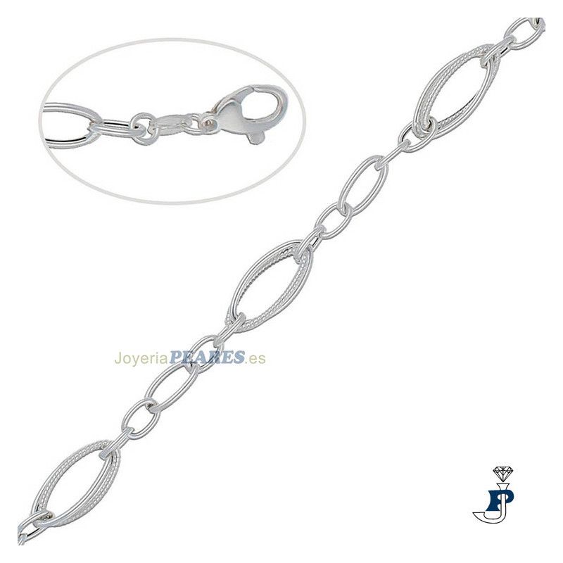 Pulsera en Plata de 1ª (925 mls). - 117.AG203