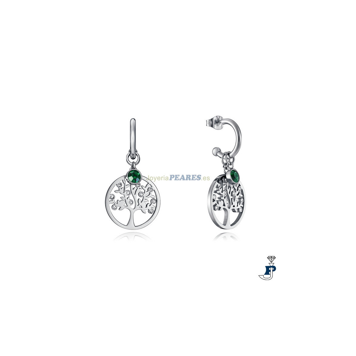 Pendientes Viceroy, del árbol de la vida, en acero - 15104E01000