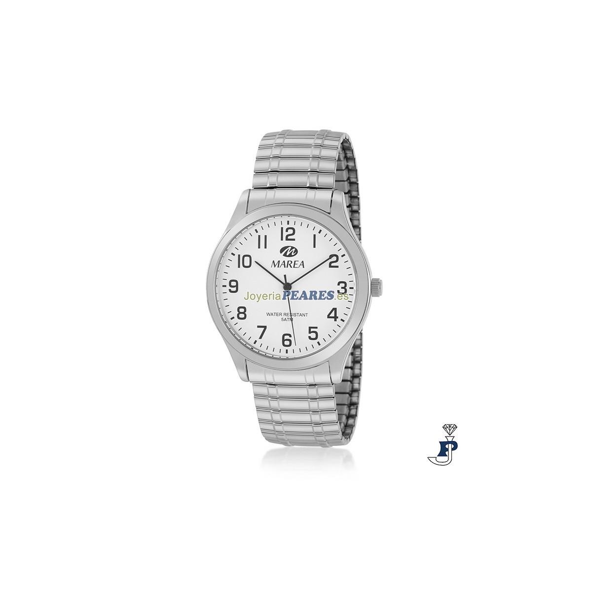 Reloj MAREA de acero brazalete elástico. - B41281/1