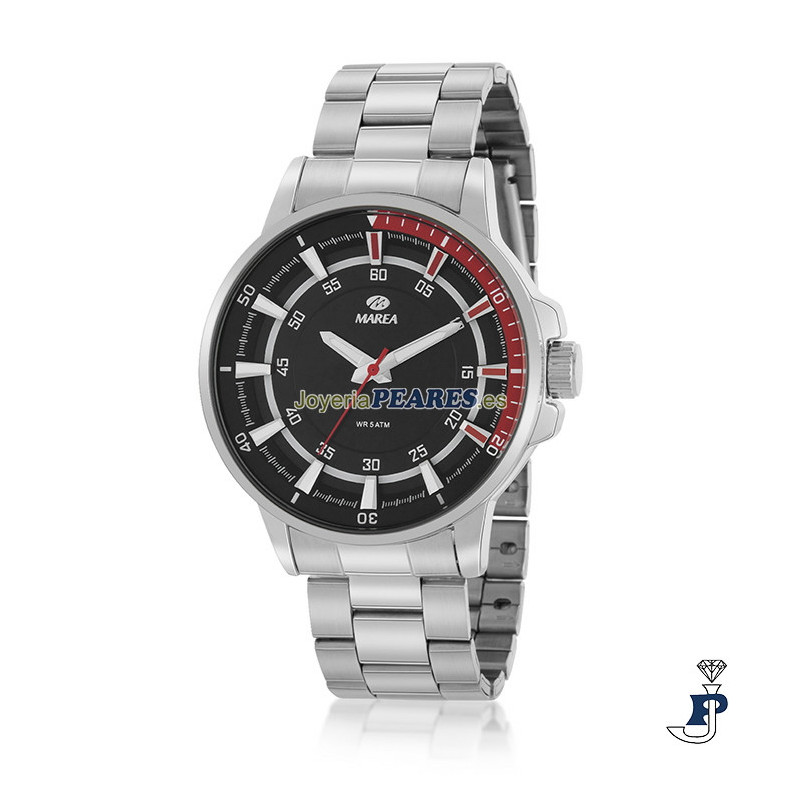 Reloj MAREA de acero brazalete elástico. - B41375/1