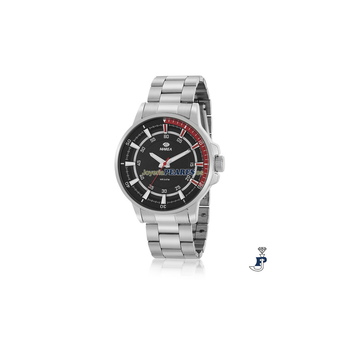 Reloj MAREA de acero brazalete elástico. - B41375/1