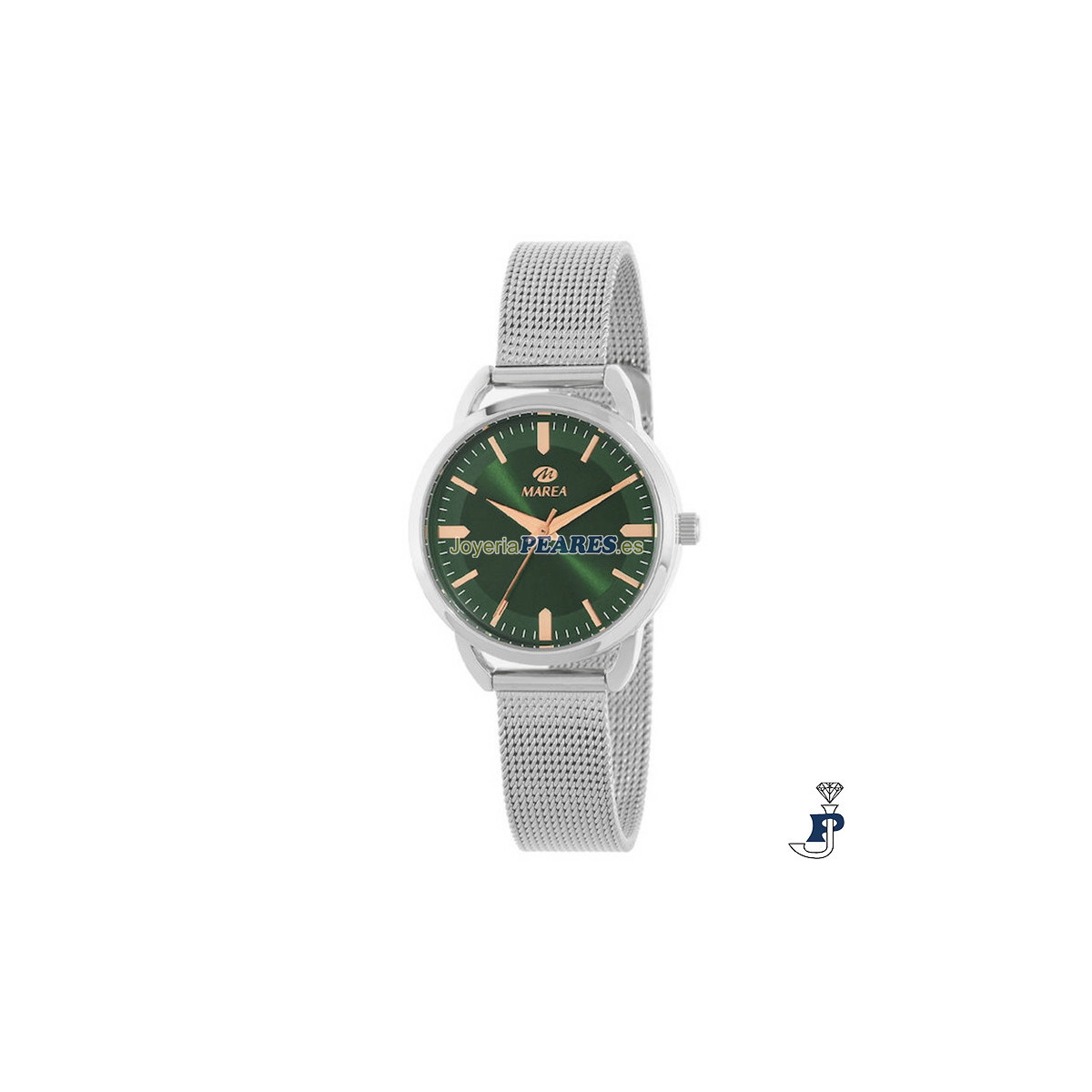 Reloj MAREA malla milanesa. - B41414/4