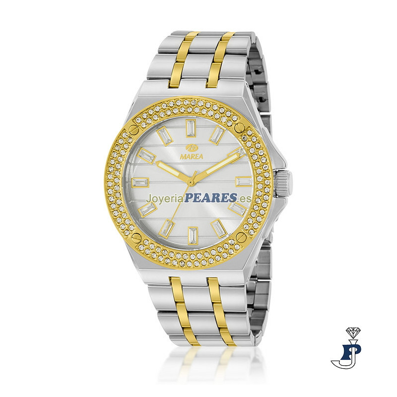 Reloj MAREA de acero bicolor. - B41422/3