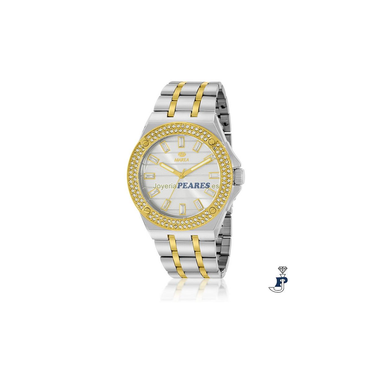 Reloj MAREA de acero bicolor. - B41422/3