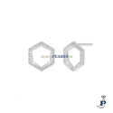 Pendientes de MAREA fabricados en Plata de 1ª Ley (925 mls) rodiada - D04101/AC
