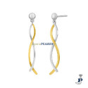 Pendientes de MAREA fabricados en Plata de 1ª Ley. - D04101/AN