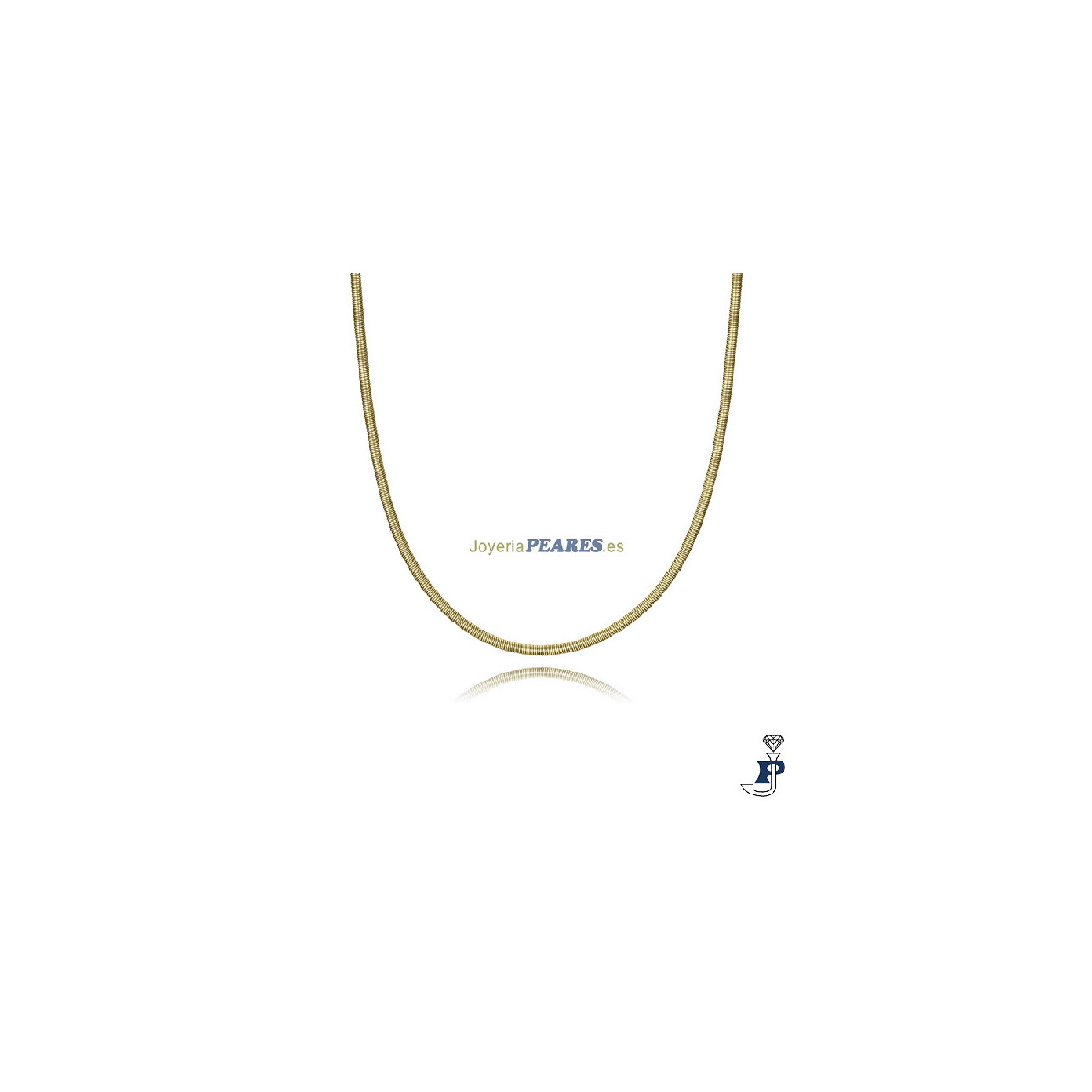 Cadena de VICEROY fabricada en acero y titanio con IP dorado. - 15199C09012