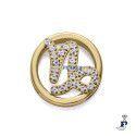 Motivo horóscopo para montar en pulsera personalizable  de VICEROY fabricada en acero con un baño de Oro. - 14271M01012C Motivo horóscopo para montar en pulsera personalizable  de VICEROY fabricada en acero con un baño de Oro. - 14271M01012C