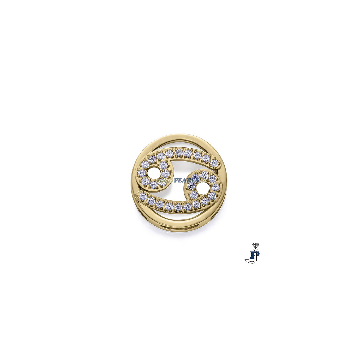 Motivo horóscopo para montar en pulsera personalizable  de VICEROY fabricada en acero con un baño de Oro. - 14271M01012CA Motivo horóscopo para montar en pulsera personalizable  de VICEROY fabricada en acero con un baño de Oro. - 14271M01012CA