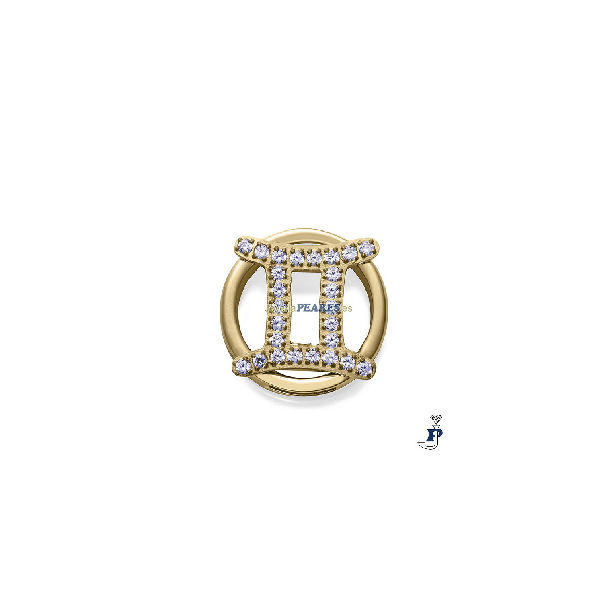 Motivo horóscopo para montar en pulsera personalizable  de VICEROY fabricada en acero con un baño de Oro. - 14271M01012G Motivo horóscopo para montar en pulsera personalizable  de VICEROY fabricada en acero con un baño de Oro. - 14271M01012G