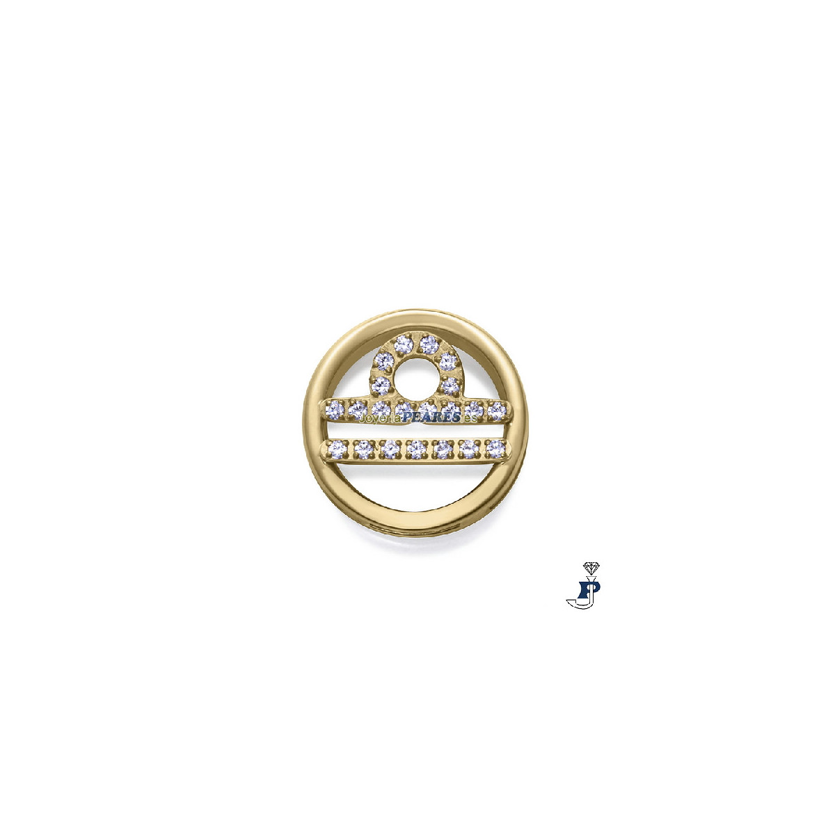 Motivo horóscopo para montar en pulsera personalizable  de VICEROY fabricada en acero con un baño de Oro. - 14271M01012L Motivo horóscopo para montar en pulsera personalizable  de VICEROY fabricada en acero con un baño de Oro. - 14271M01012L