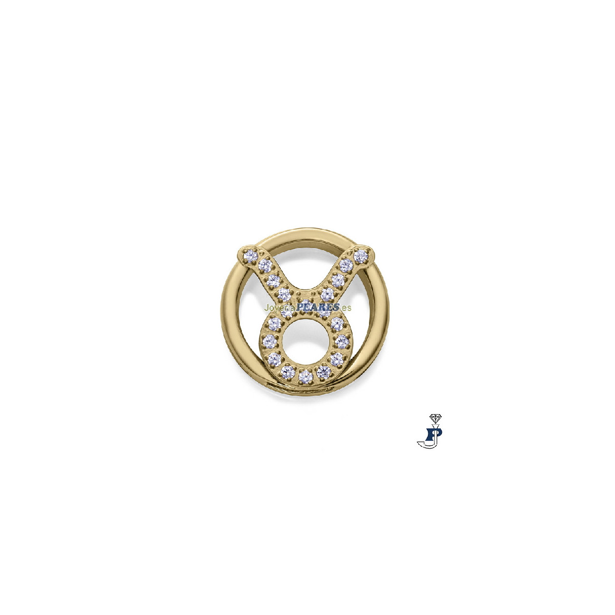 Motivo horóscopo para montar en pulsera personalizable  de VICEROY fabricada en acero con un baño de Oro. - 14271M01012T Motivo horóscopo para montar en pulsera personalizable  de VICEROY fabricada en acero con un baño de Oro. - 14271M01012T