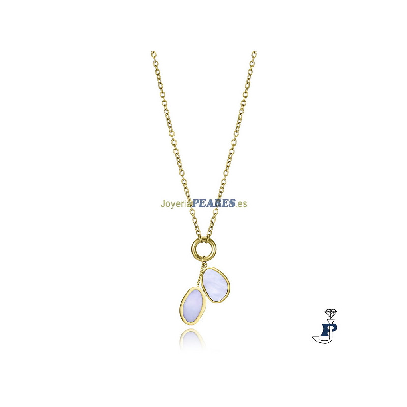 Gargantilla de VICEROY en acero IP dorado. - 14321C01012