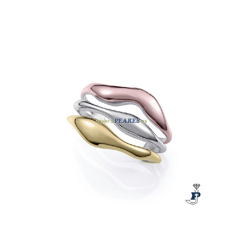 Brazalete VICEROY tricolor en acero. - 14325P01012