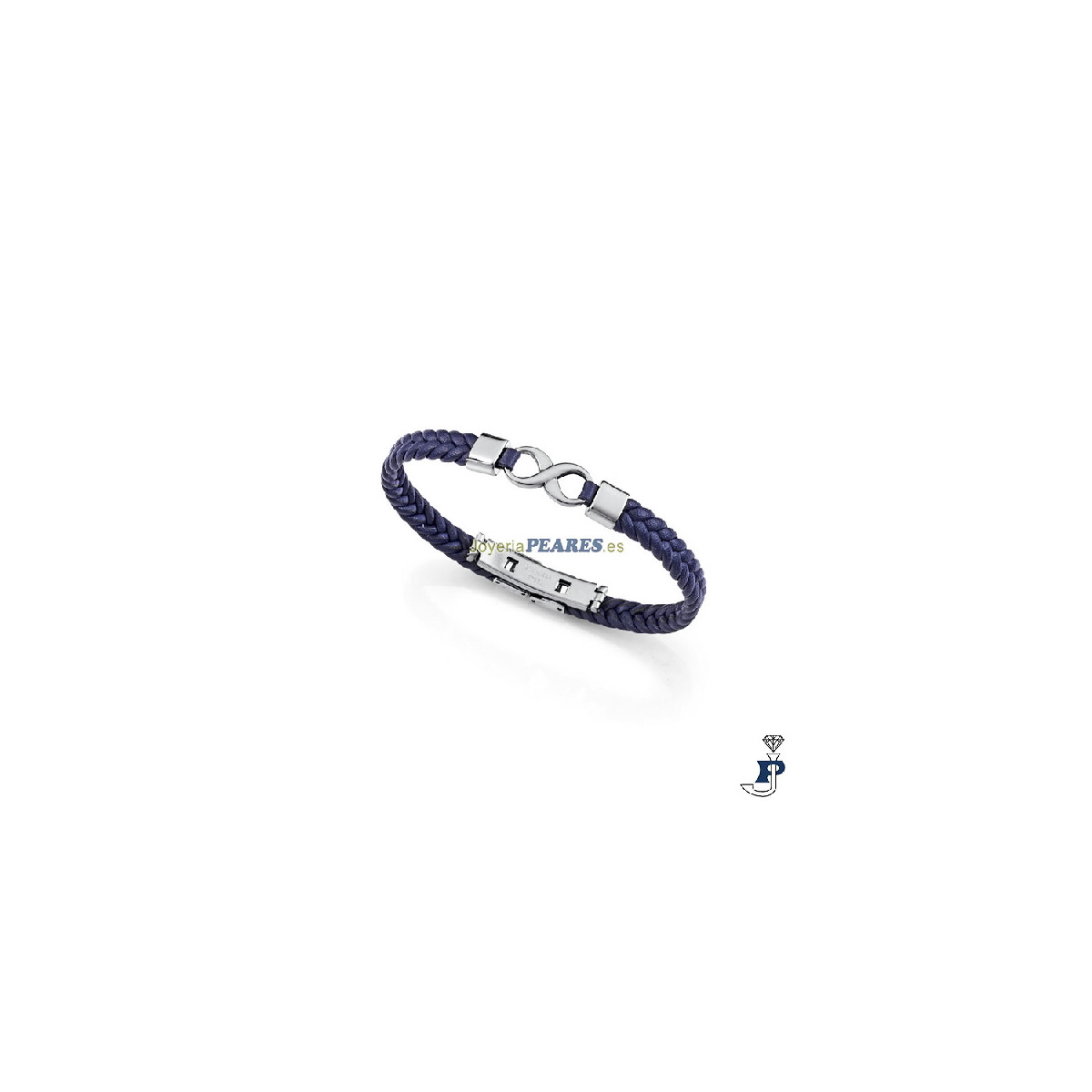 Pulsera de VICEROY en cuero y acero para hombre. - 14331P01013 Pulsera de VICEROY en cuero y acero para hombre. - 14331P01013