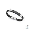 Pulsera de VICEROY en cuero y acero para hombre. - 1485P01010 Pulsera de VICEROY en cuero y acero para hombre. - 1485P01010