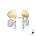 Pendientes de VICEROY fabricados en acero con baño de Oro. - 15187E01012 Pendientes de VICEROY fabricados en acero con baño de Oro. - 15187E01012