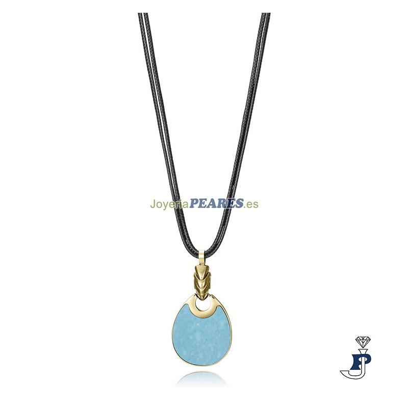 Gargantilla de VICEROY en acero IP dorado. - 15190C01012