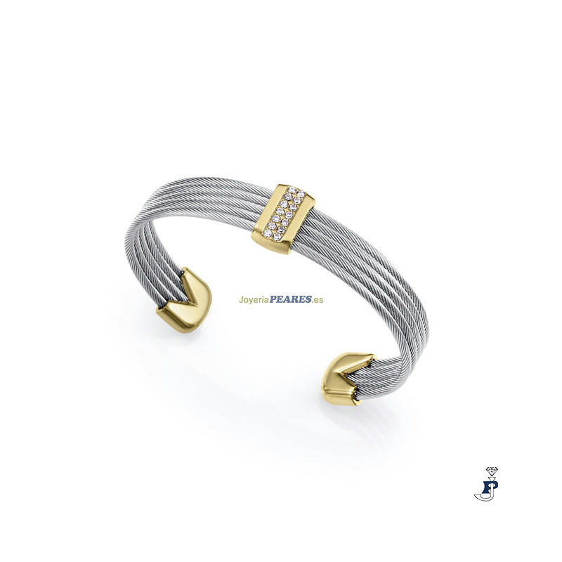 Pulsera de acero VICEROY tipo cable. - 15193P01000