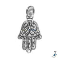 Colgante de la Mano de Fátima fabricada en Plata de 1ª Ley (925 mls). - 8.CG-2882