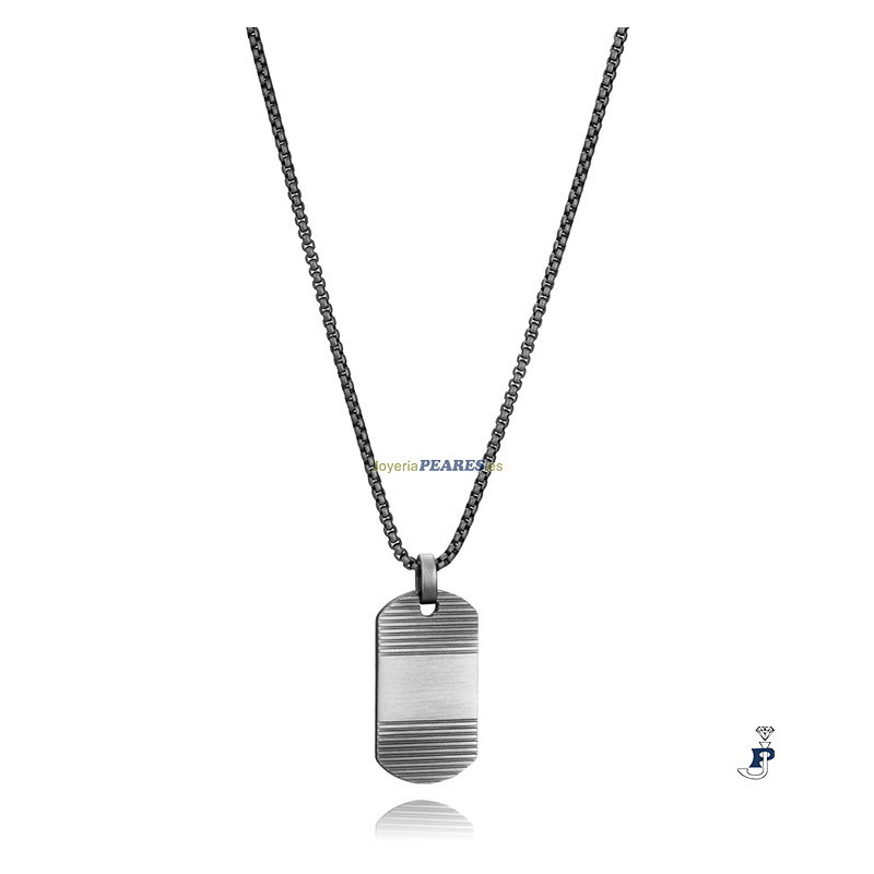 Gargantilla acero con placa de VICEROY. - 75432C01000