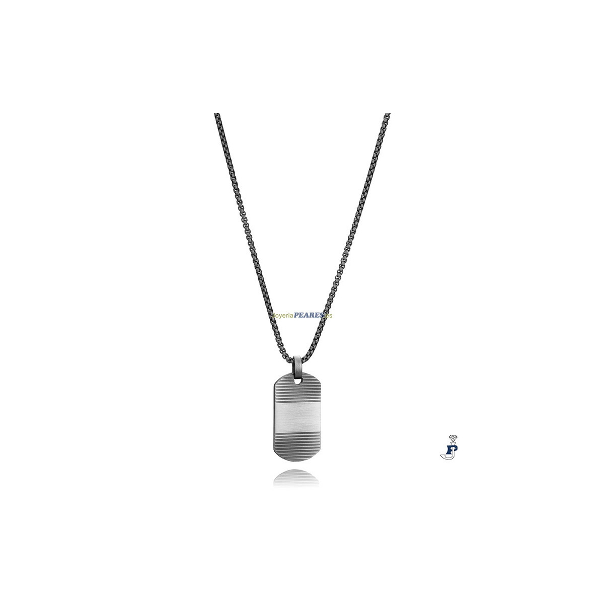 Gargantilla acero con placa de VICEROY. - 75432C01000