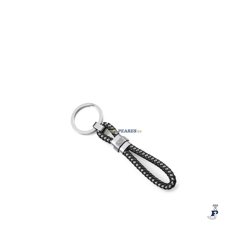 Llavero de VICEROY en cuero y acero. - 75434L01010