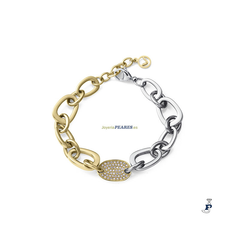 Pulsera de VICEROY fabricados  en acero con baño de Oro. - 75408P01012
