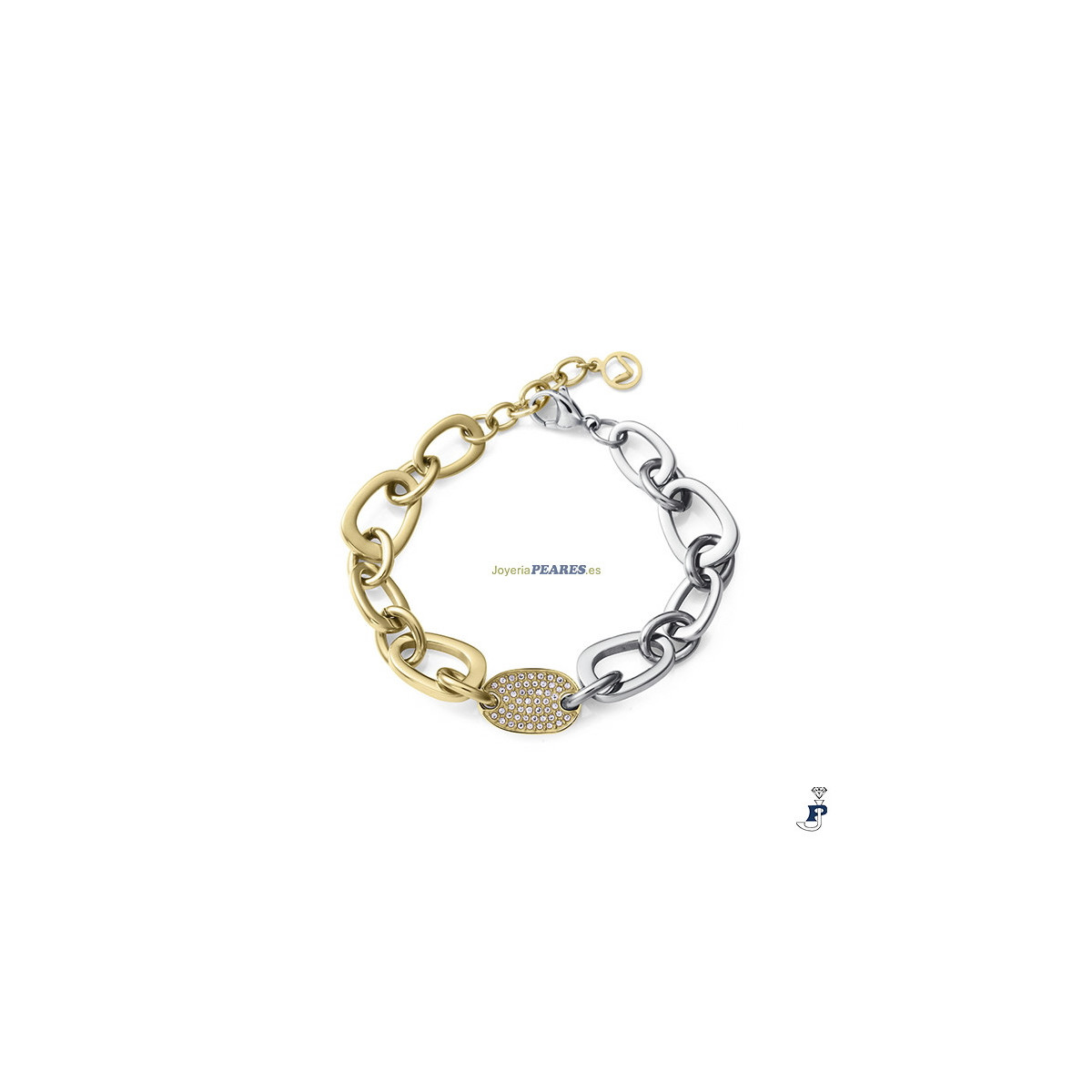 Pulsera de VICEROY fabricados  en acero con baño de Oro. - 75408P01012