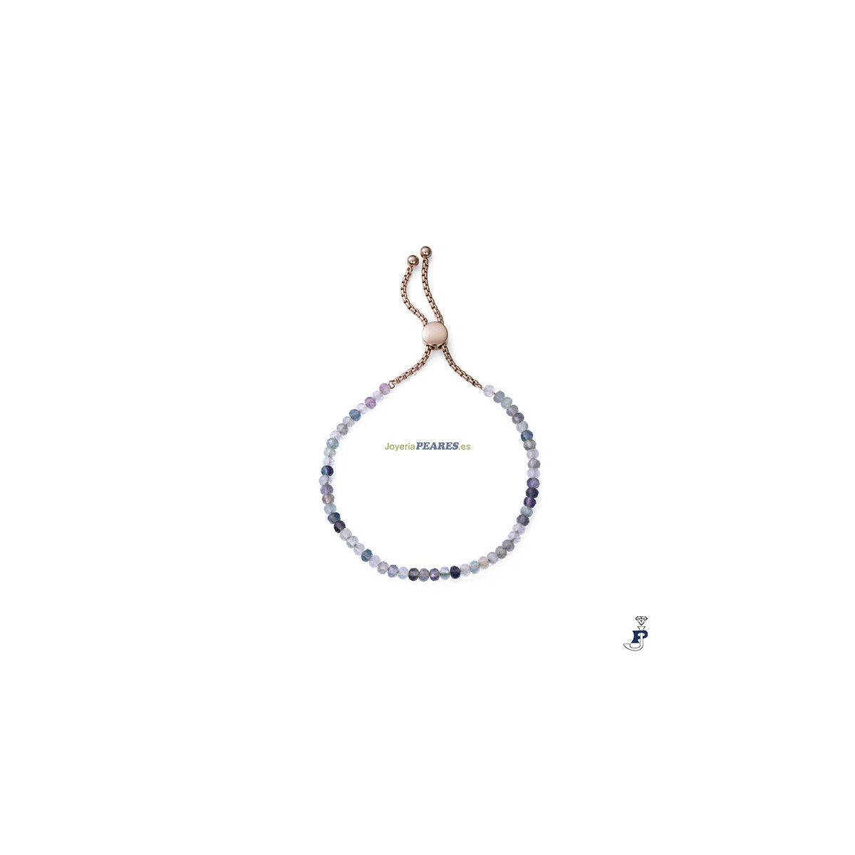 Pulsera VICEROY de Turmalina y Acero en IP rose gold. - 75411P01019