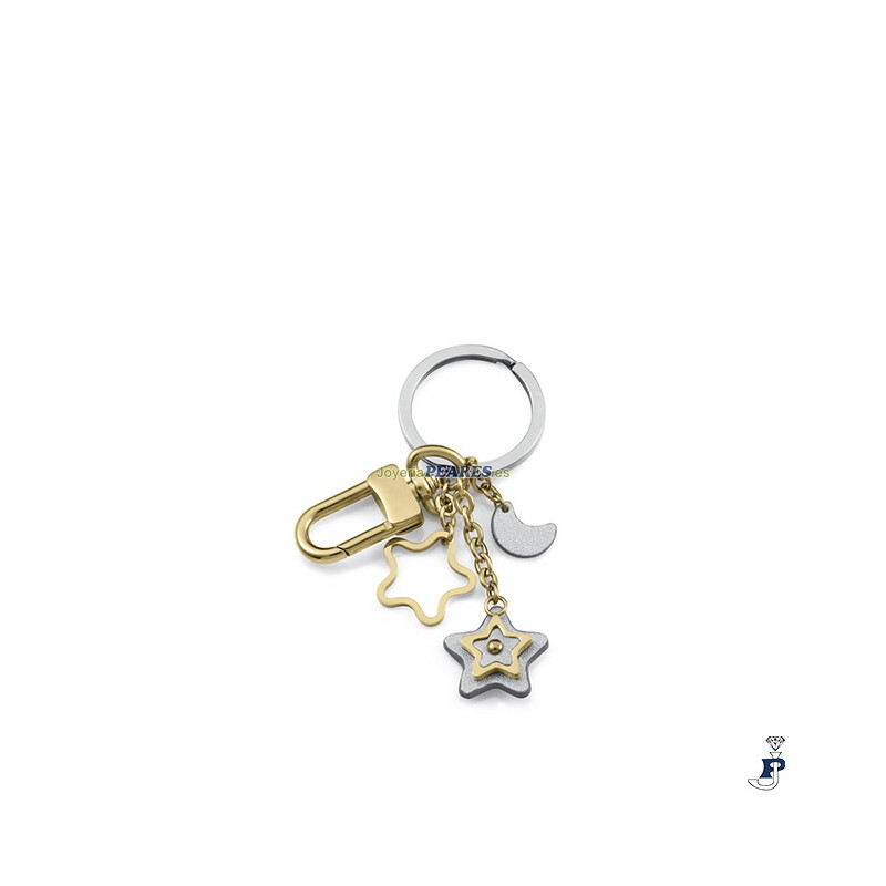 Llavero acero y cuero VICEROY FASHION. - 75414L01012