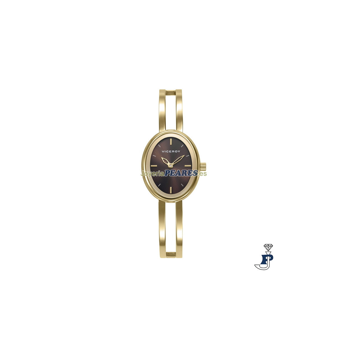 Reloj VICEROY en acero IP dorado. - 401304-47