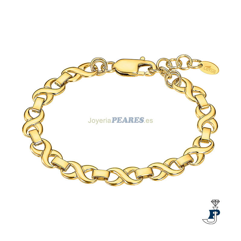 Pulsera Acero con baño de Oro de VICEROY. - LS2578/2/2