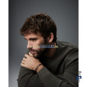 Pulsera cuero y acero para hombre VICEROY. - 14333P01011