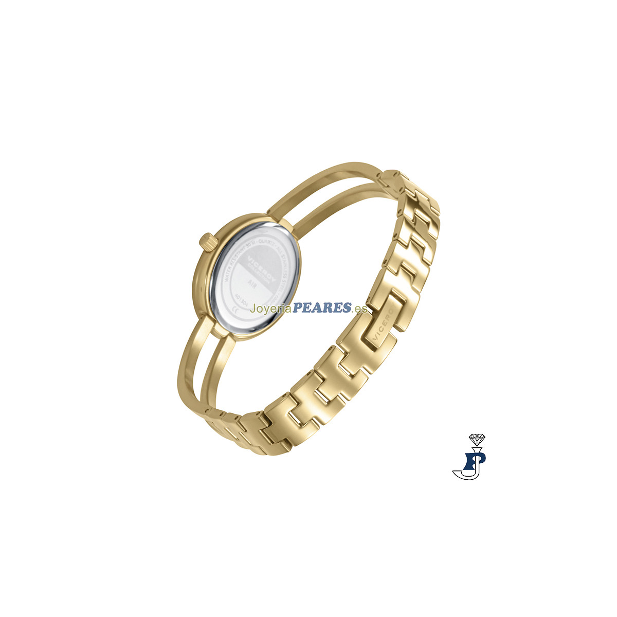 Reloj VICEROY en acero IP dorado. - 401304-47