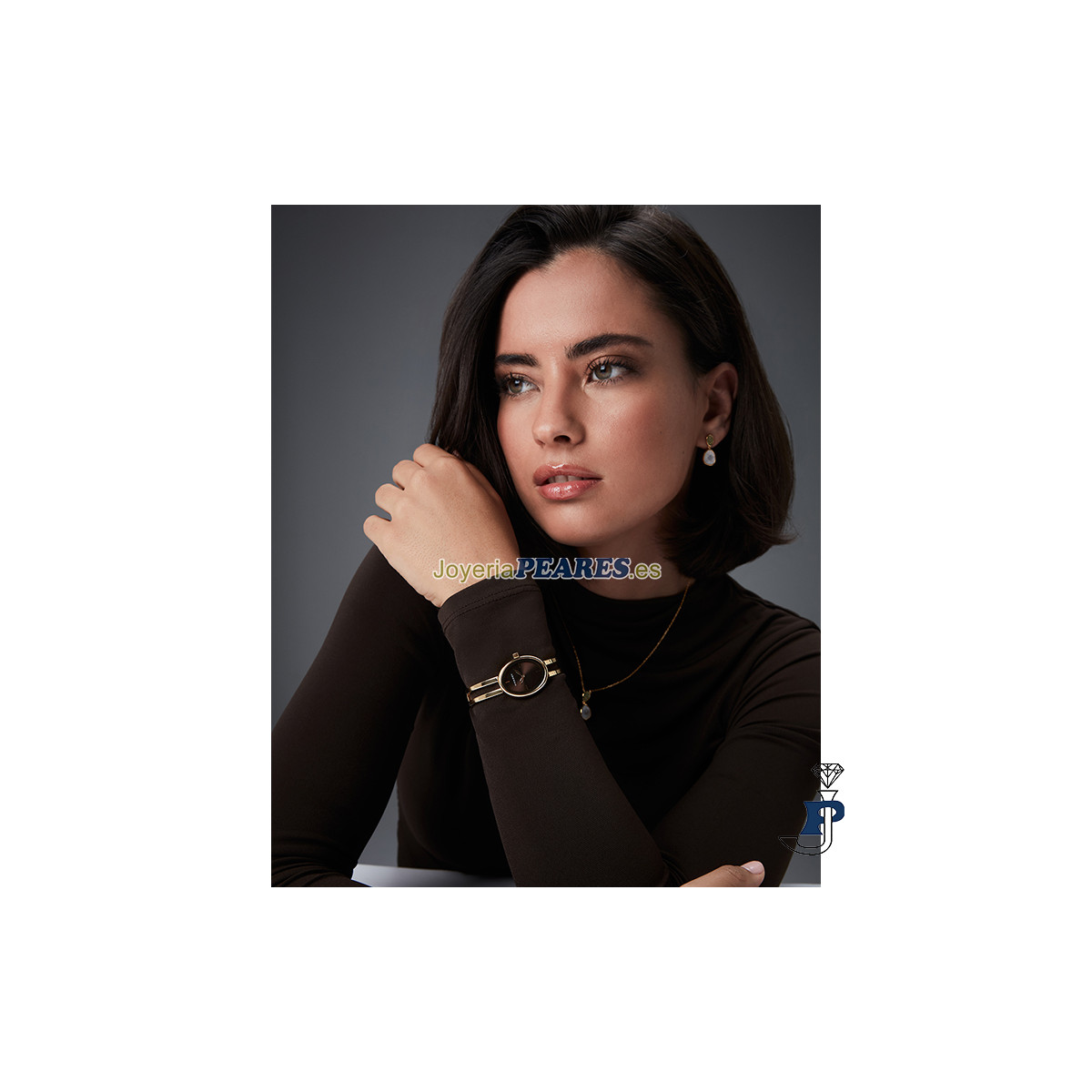 Reloj VICEROY en acero IP dorado. - 401304-47