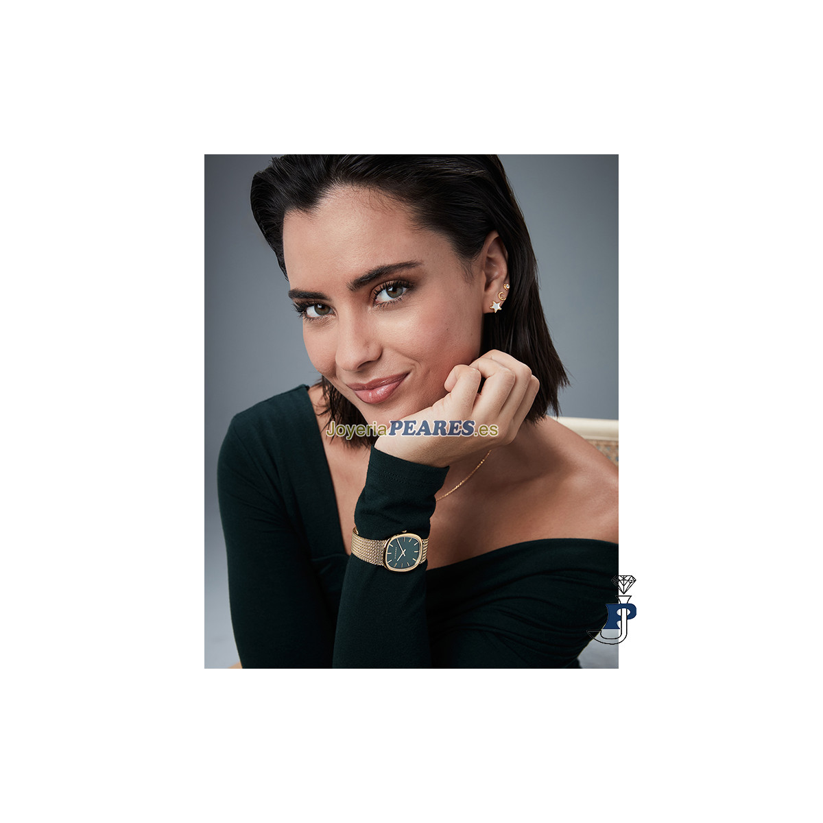 Reloj VICEROY para mujer de malla milanesa dorado. - 401312-17