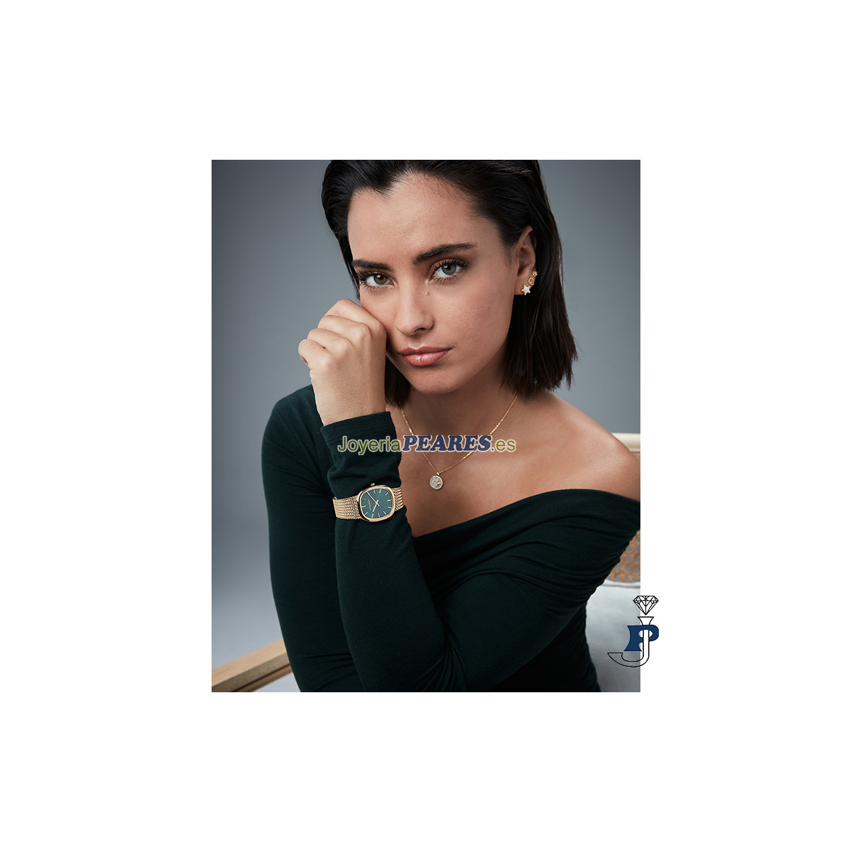 Reloj VICEROY para mujer de malla milanesa dorado. - 401312-17
