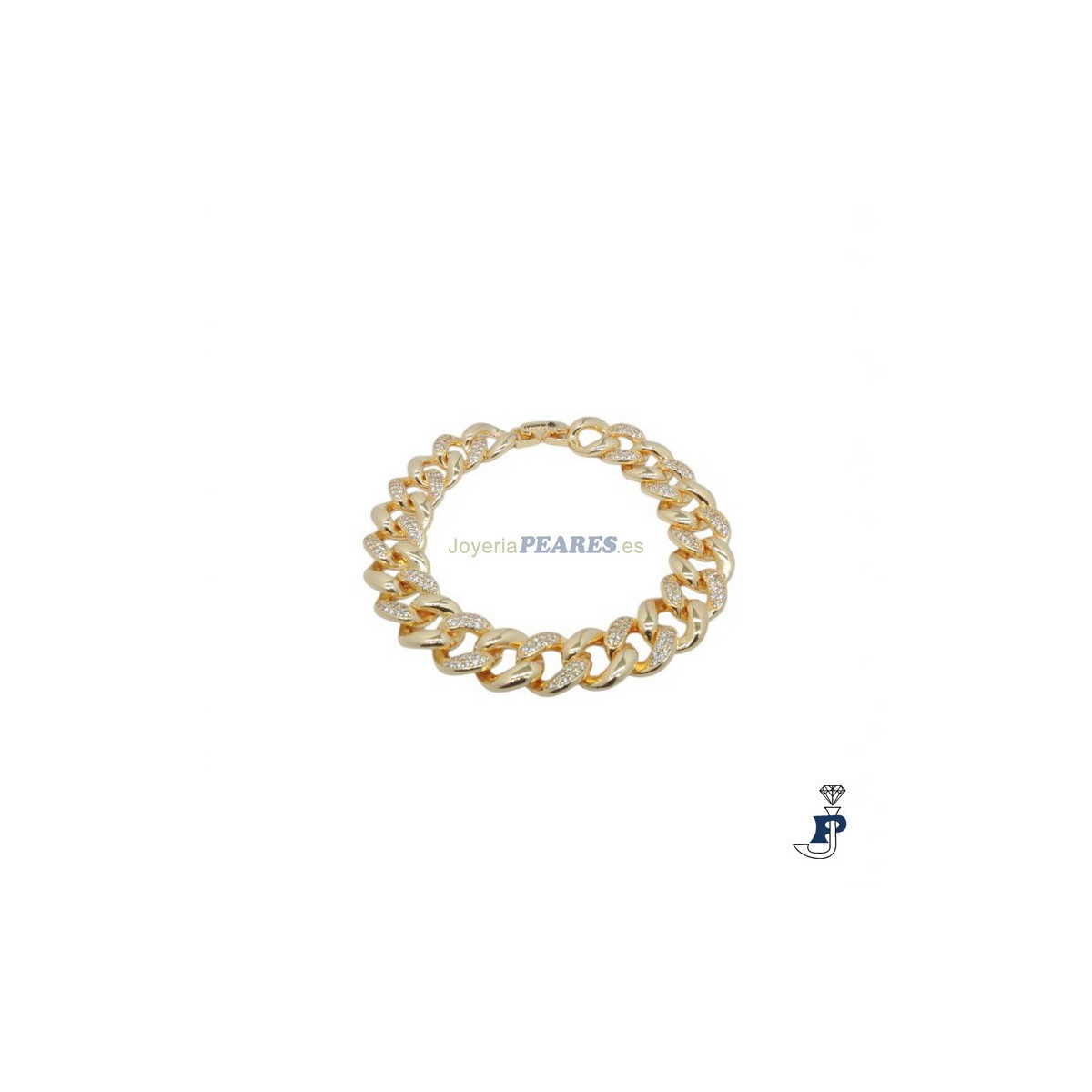 Pulsera de IVOIRE fabricada en metal con un baño de Oro. - Z2016328/D