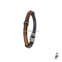 Pulsera  IVOIRE de caucho  y acero. - C3030234/NJ
