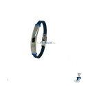 Pulsera  IVOIRE en cuero y acero. - K181/A