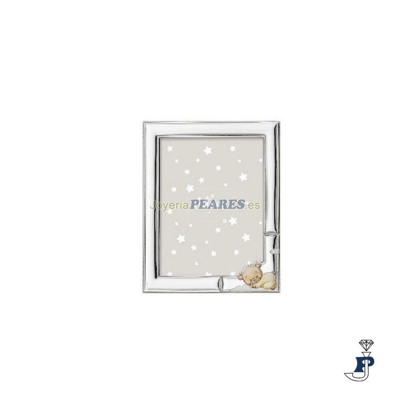 Portafotos Plata de 1ª Ley bilaminada. - 188.EV3640/9B