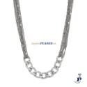 Collar de MAREA fabricados en acero con un baño Oro de 1ª Ley. - C03107/AD