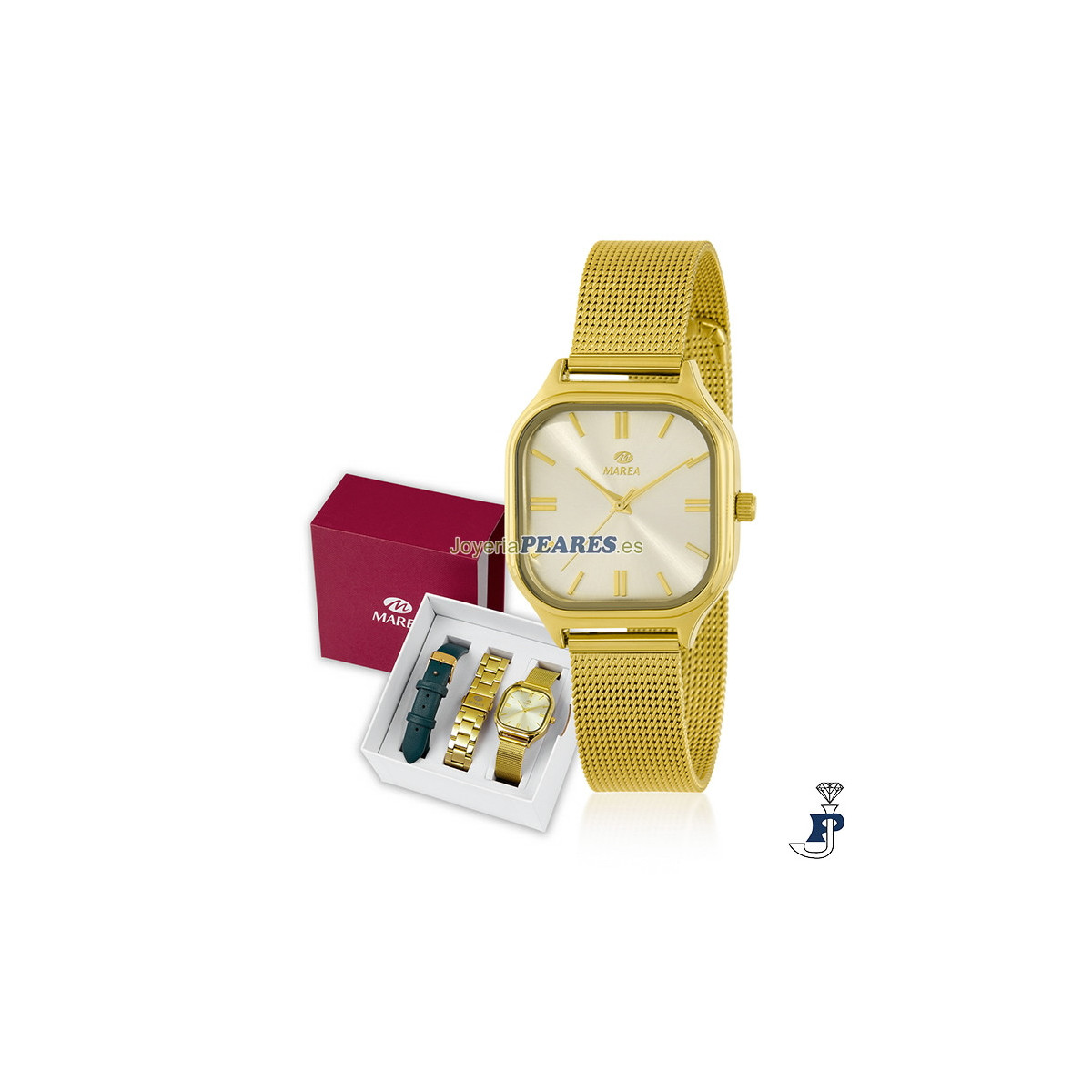 Pack reloj MAREA con correas de regalo. - B41437/4