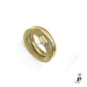 Sortija  de VICEROY fabricada en Acero con Baño de oro. - 14345A01812