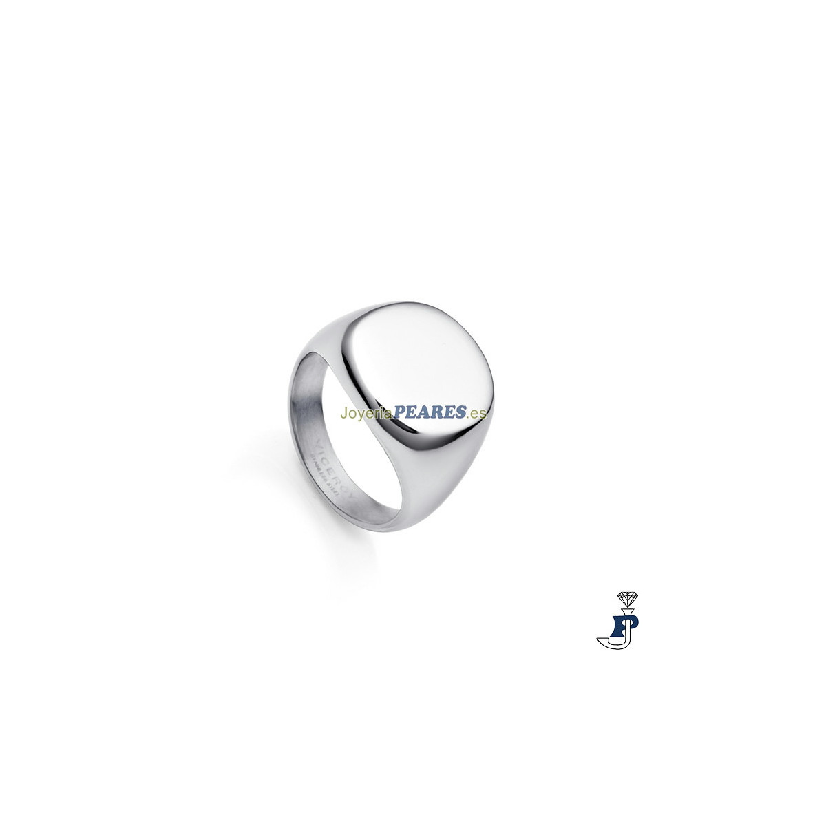 Sortija VICEROY de hombre de acero. - 1475A02600