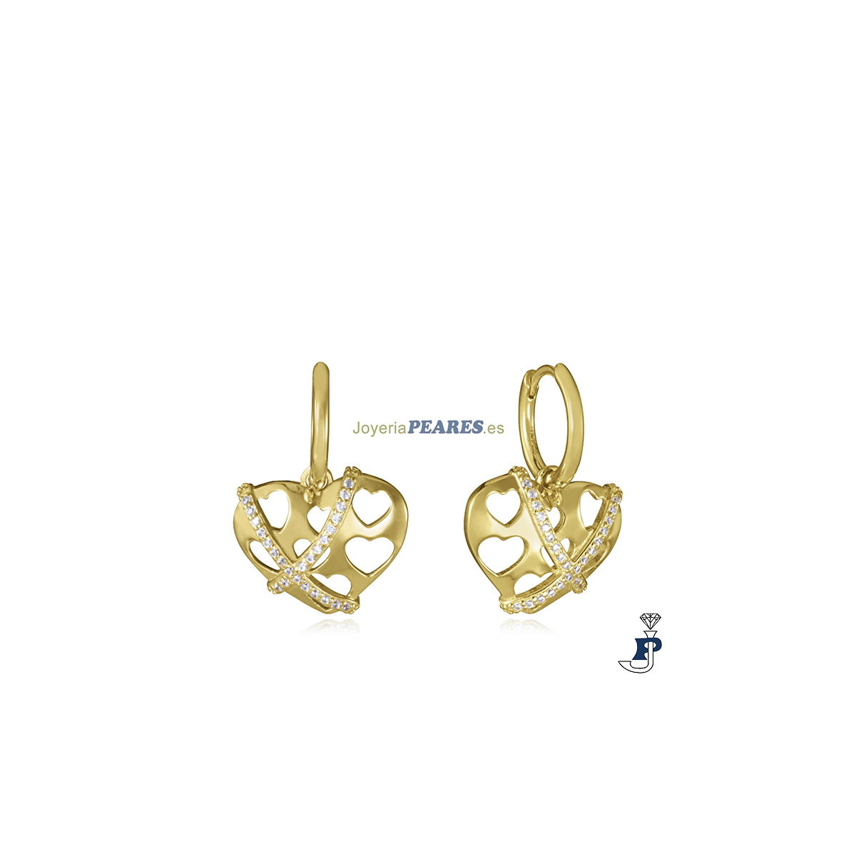 Pendientes de VICEROY fabricados en Plata de 1ª Ley con baño de Oro. - 13260E100-30