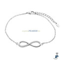 Pulsera LOTUS SILVER infinito. - LP1872-2/3