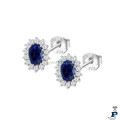 Pendientes fabricados en Plata 1ª Ley de LOTUS SILVER. - LP3459-4/1